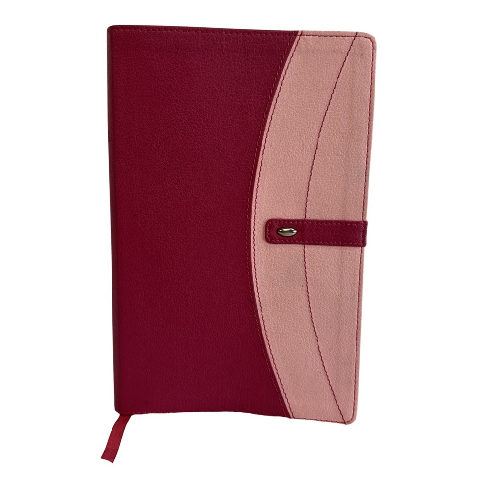 NIV Holy Bible Zondervan Red Letter Pink Devotional Journaling Bible Hope